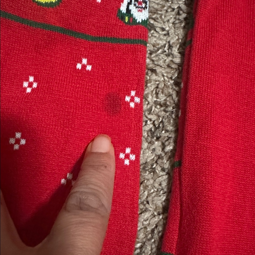 Disney Pixar Toy Story Kids Festive Red and Green Christmas Sweater - Picture 5 of 6